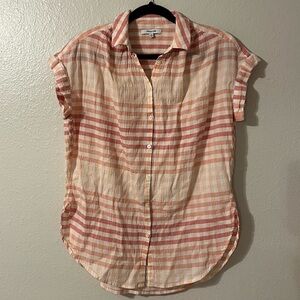 Madewell Central Tunic Gingham Shirt